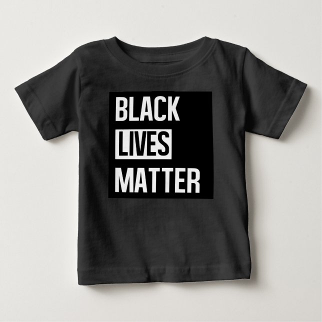 Camiseta Para Bebê Vidas Negras Importam (Frente)