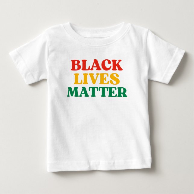 Camiseta Para Bebê Vidas Negras Importam (Frente)
