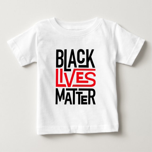 Camiseta Para Bebê Vidas Negras Importam| Igualdade de direitos (Frente)