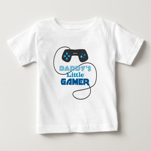 Camiseta Para Bebê Video Gamer Boy (Frente)