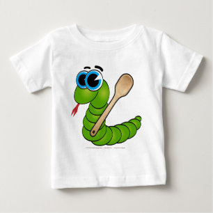 Camiseta Para Bebê Vídeo Ide Zmija - Cobra Correndo
