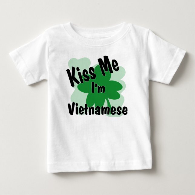Camiseta Para Bebê vietnamita (Frente)