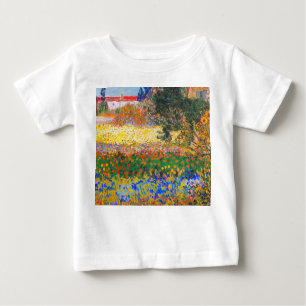 Camiseta Para Bebê Vincent Van Gogh Flor Garden