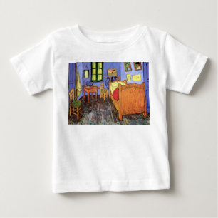 Camiseta Para Bebê Vincent Van Gogh - Quarto em Arles Arte Fino