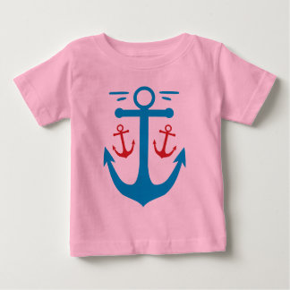 Camiseta Para Bebê Vintage Anchor
