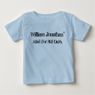 Camiseta Para Bebê Vintage Baby Birthday