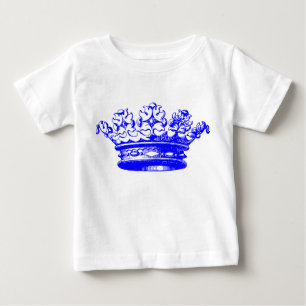 Camiseta Para Bebê Vintage Crown -