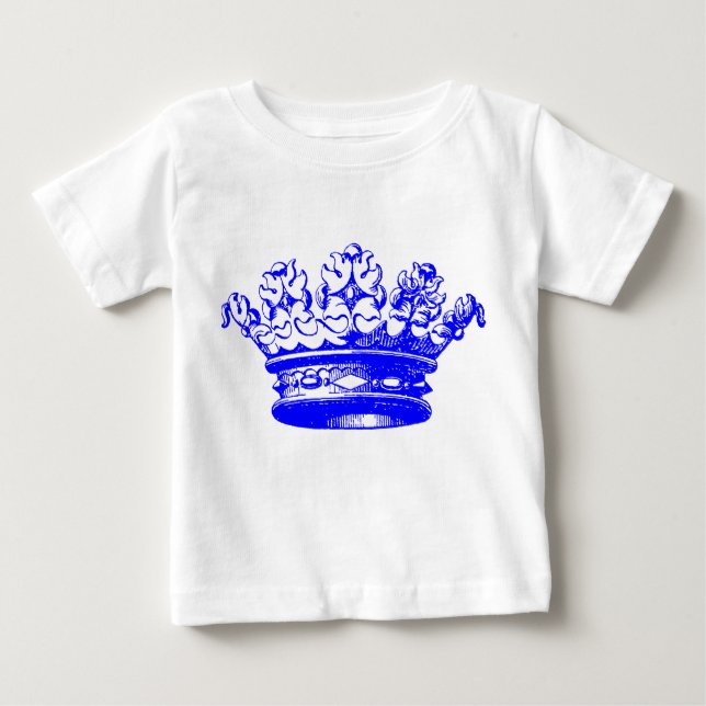 Camiseta Para Bebê Vintage Crown - (Frente)