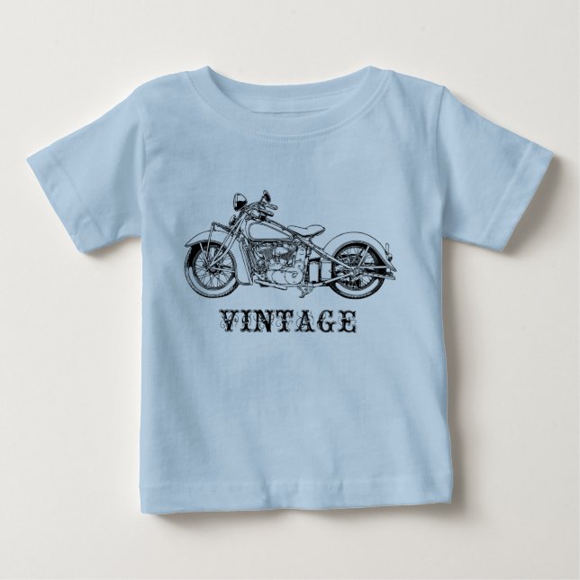 Camiseta Para Bebê Vintage II (Frente)