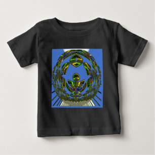 Camiseta Para Bebê Vintage moderno Motif