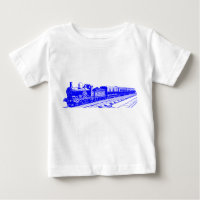 Vintage Train - Azul