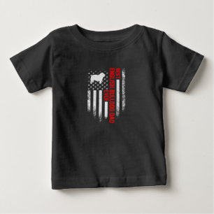 Camiseta Para Bebê Vintage USA American Flag Best English Buldog