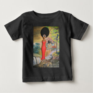 Camiseta Para Bebê vintage verão Red.png