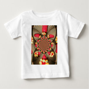 Camiseta Para Bebê VINTAGEM DE STRAWBERRY VERMELHA E AMARELO.jpg
