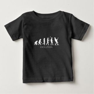 Camiseta Para Bebê Violão |Evolução do guitarrista | Rock Music Guita