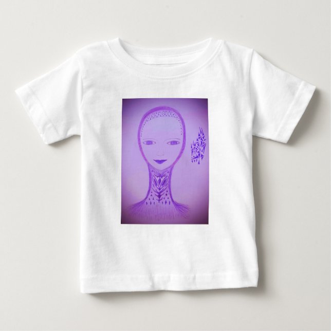 Camiseta Para Bebê Violeta (Frente)