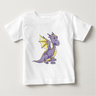 Camiseta Para Bebê Violeta do dragão