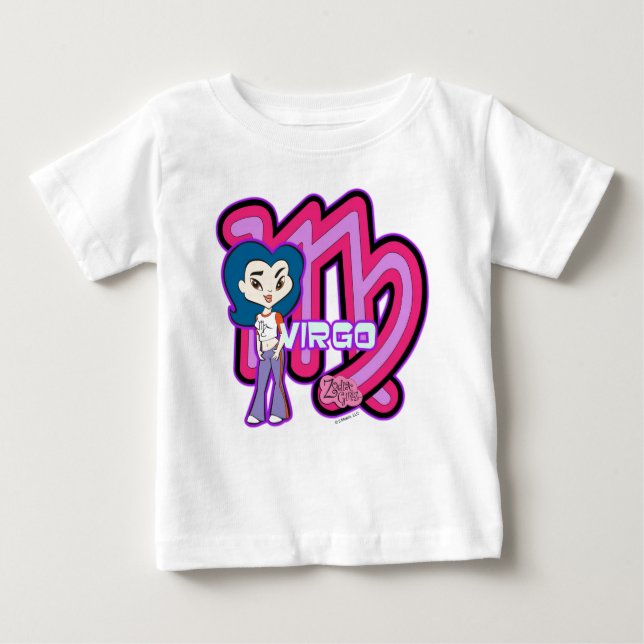Camiseta Para Bebê Virgo T-Shirt (Frente)