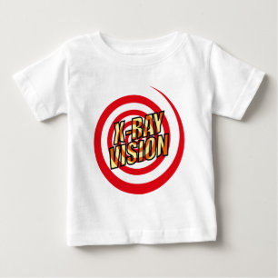 Camiseta Para Bebê Visão X-RAY de Quadrinhos