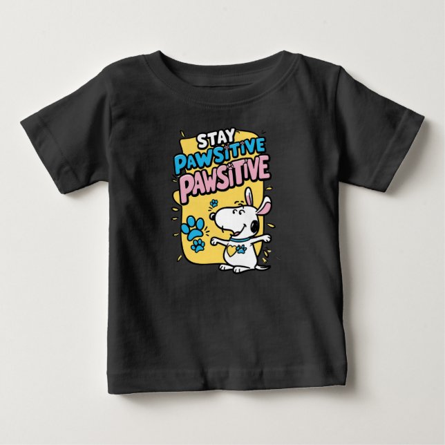 Camiseta Para Bebê Vísceras pawsitivas (Frente)