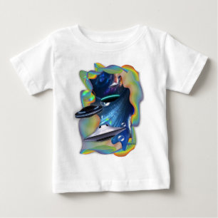 Camiseta Para Bebê visitantes do espaço
