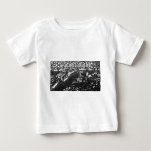 Camiseta Para Bebê Vista aérea de Londres