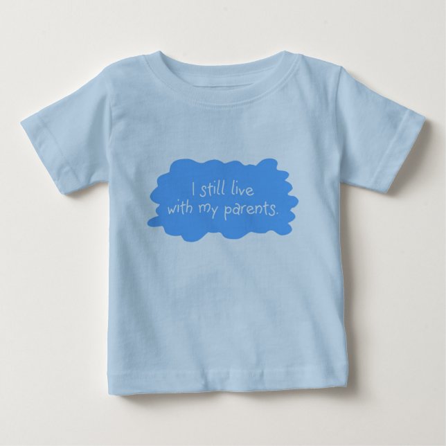 Camiseta Para Bebê Viva com o menino dos pais (Frente)