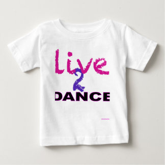 Camiseta Para Bebê Vive a dança 2