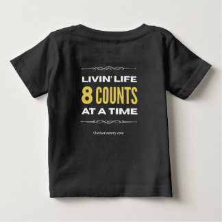 Camiseta Para Bebê "Vivendo a Vida 8 Contagens de Cada Vez" BABY Cami