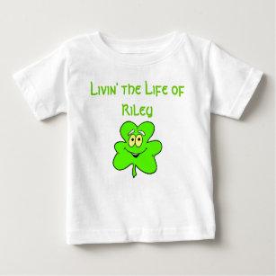 Camiseta Para Bebê Vivendo a vida de Riley