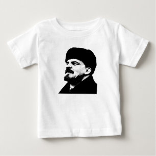 Camiseta Para Bebê Vladimir Lenin Drawing