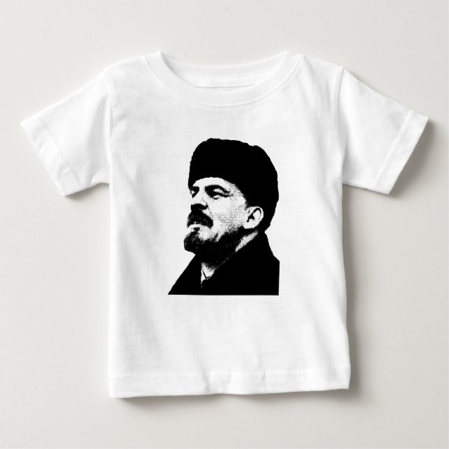Camiseta Para Bebê Vladimir Lenin Drawing (Frente)