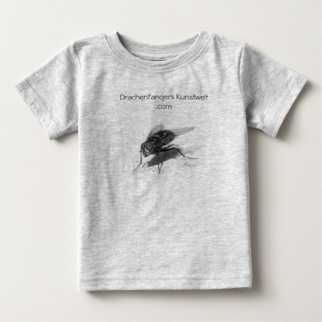 Camiseta Para Bebê Voar por (k) (Frente)