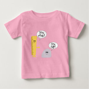 Camiseta Para Bebê Você balança-o regra