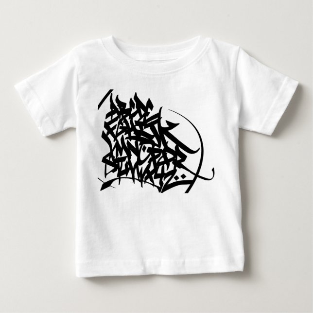 Camiseta Para Bebê Você conhece seu ABC Tee (Frente)