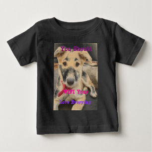 Camiseta Para Bebê Você Deveria Fazer O Seu Amor Todos Os Dias