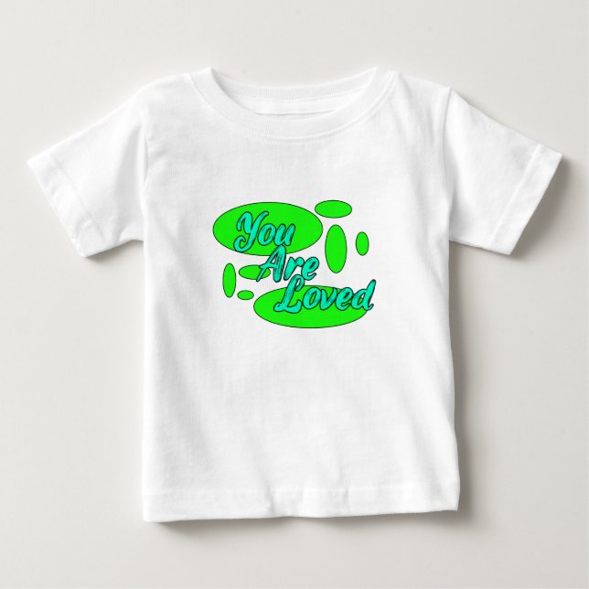 Camiseta Para Bebê Você É Amado Bebê (Frente)