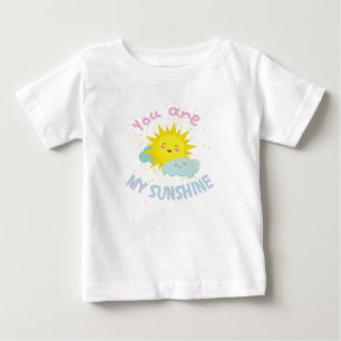 Camiseta Para Bebê Você É Meu Sol