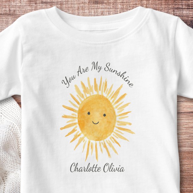 Camiseta Para Bebê Você É Meu Sol (Criador carregado)