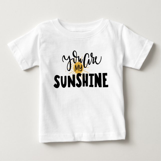 Camiseta Para Bebê Você é meu sol (Frente)