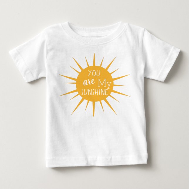 Camiseta Para Bebê Você é meu sol (Frente)