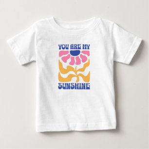 Camiseta Para Bebê Você É Meu Sol Cute Citação Inspiradora