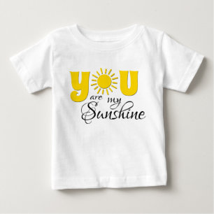 Camiseta Para Bebê Você é minha luz do sol