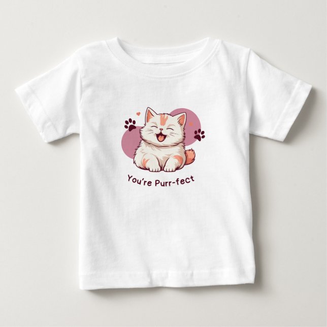 Camiseta Para Bebê Você é o bebê perfeito (Frente)