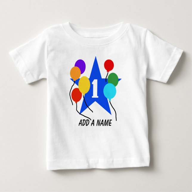 Camiseta Para Bebê Você é o Tshirt personalizado primeiro aniversario (Frente)