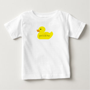 Camiseta Para Bebê Você é o Único Pato de Borracha