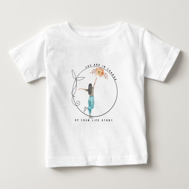 Camiseta Para Bebê Você É Responsável Pela Sua Vida (Frente)