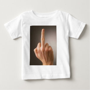 CAMISETA PARA BEBÊ VOCÊ É UM MERDA!