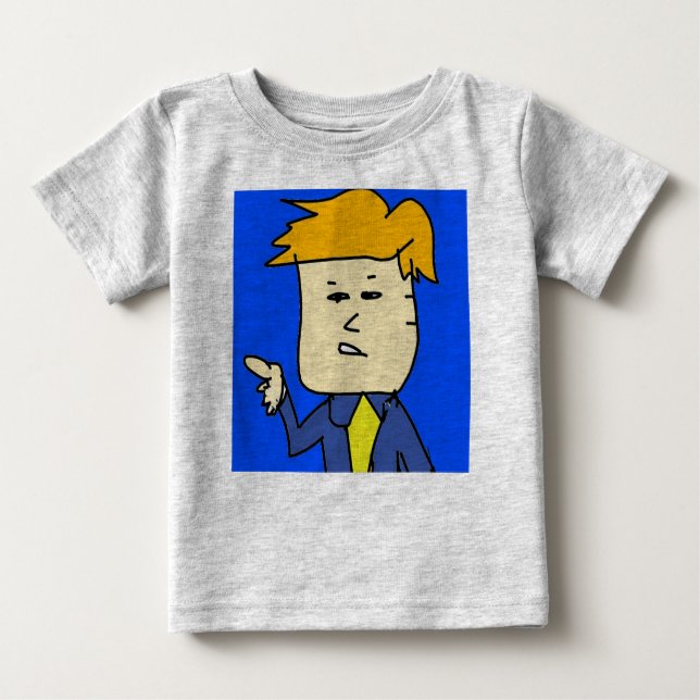 Camiseta Para Bebê você está sendo demitido garoto de desenho animado (Frente)