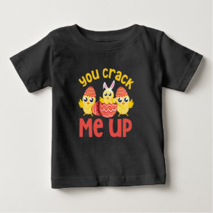 Camiseta Para Bebê Você Me Prende Pintinhos Páscoas